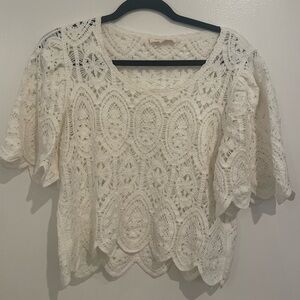 Solitaire crochet top